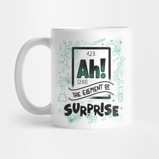 Ah! The Element Of Surprise White by Tobe Fonseca Mug